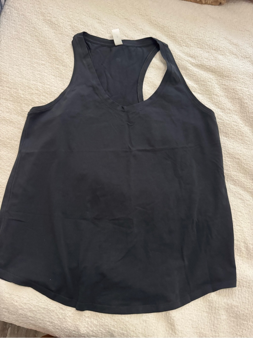 lululemon athletica Black Racerback Tank - love tank
